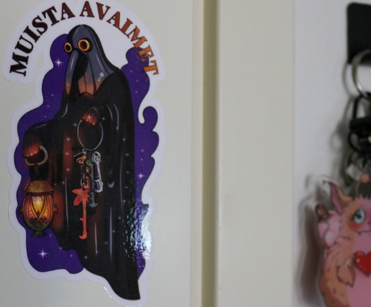 "Muista avaimet" Ruttotohtori vinyylitarra