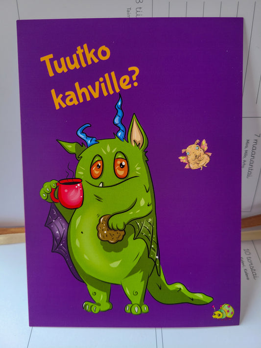 Kahviörkki - postikortti