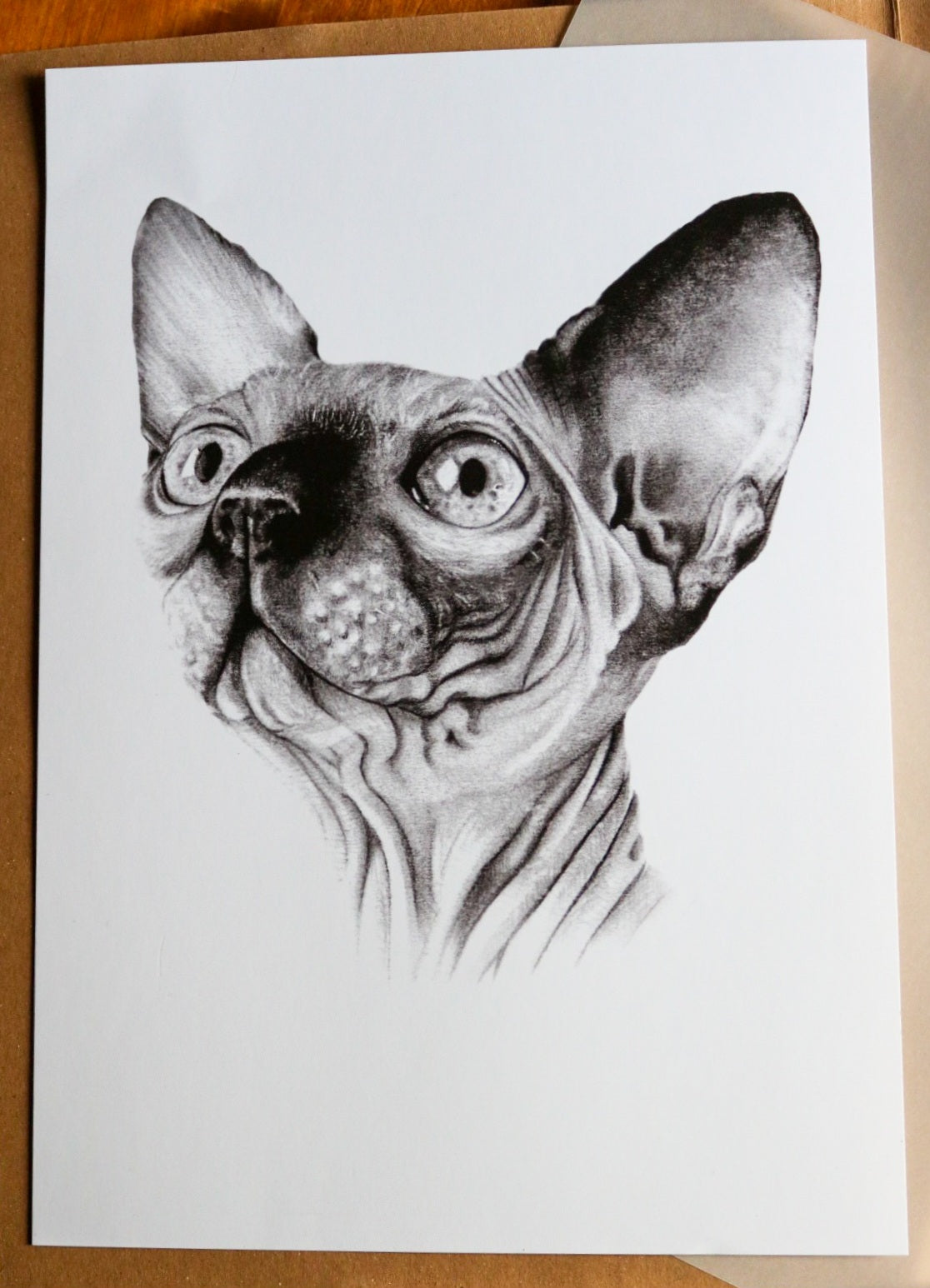 Sfinx-taideprintti (A4)